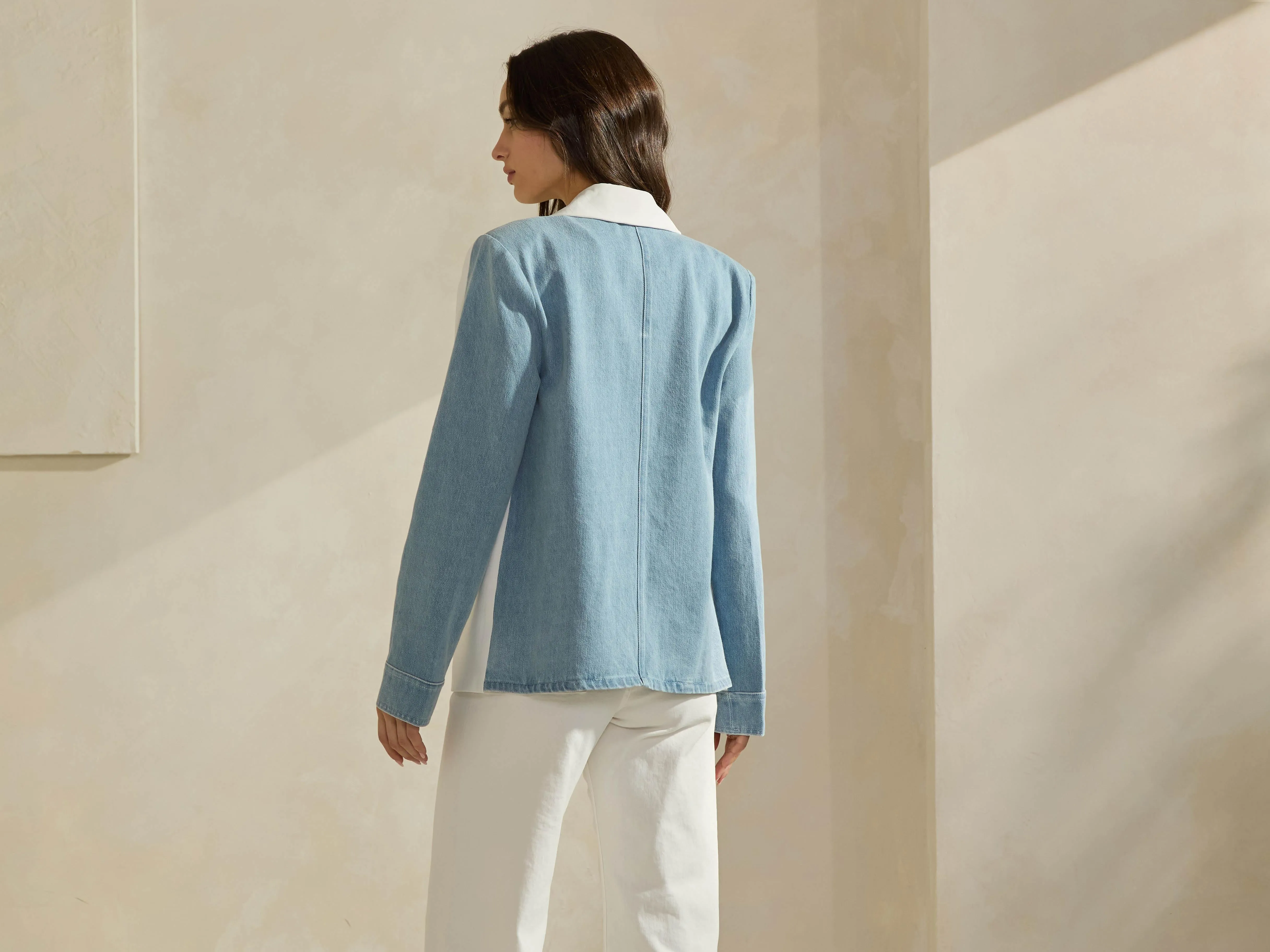 Color Block Blazer