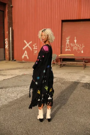 Cosmic Poncho Black