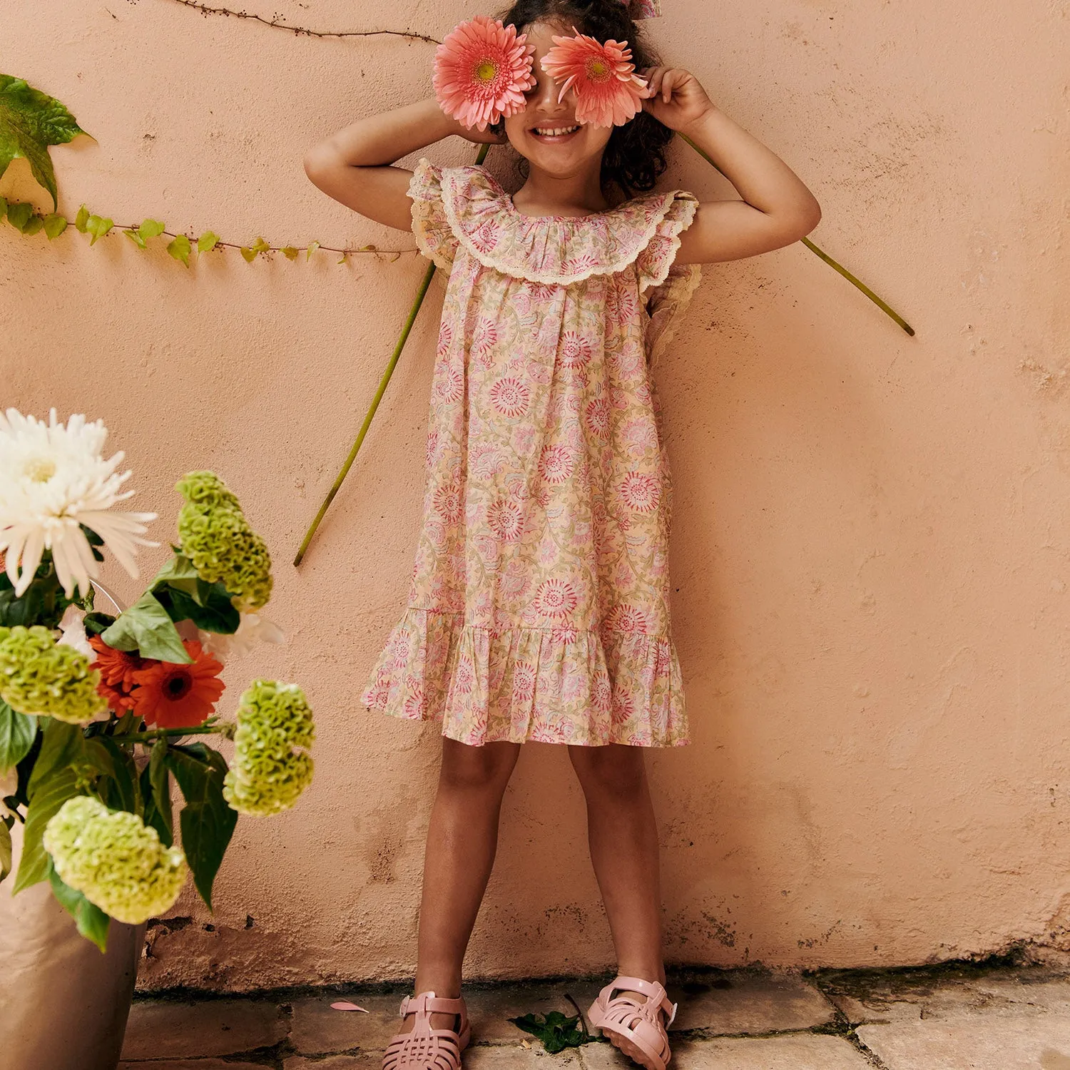 Cotton Natiya Dress - Yellow Capri Cove