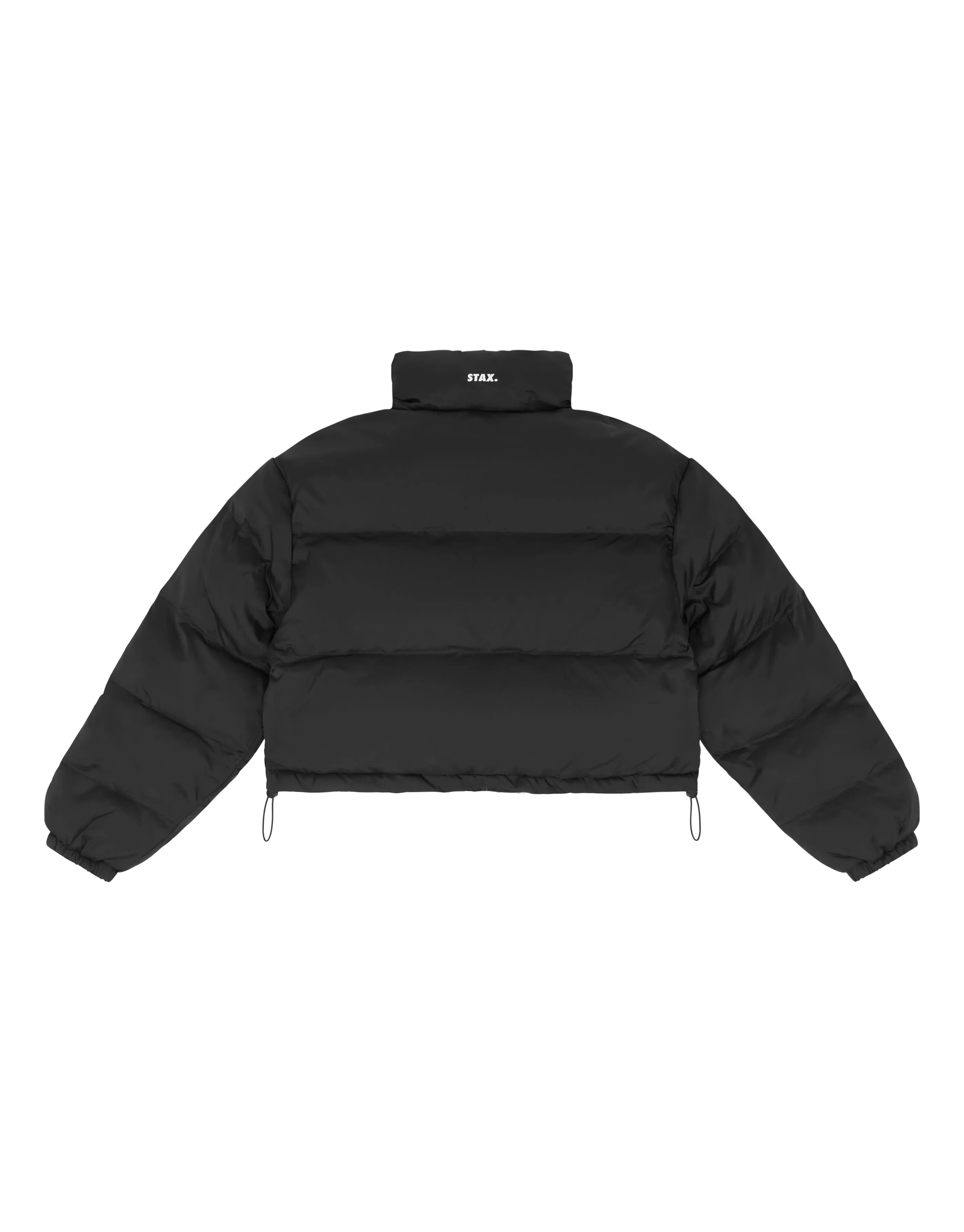 Cropped Puffer - Black