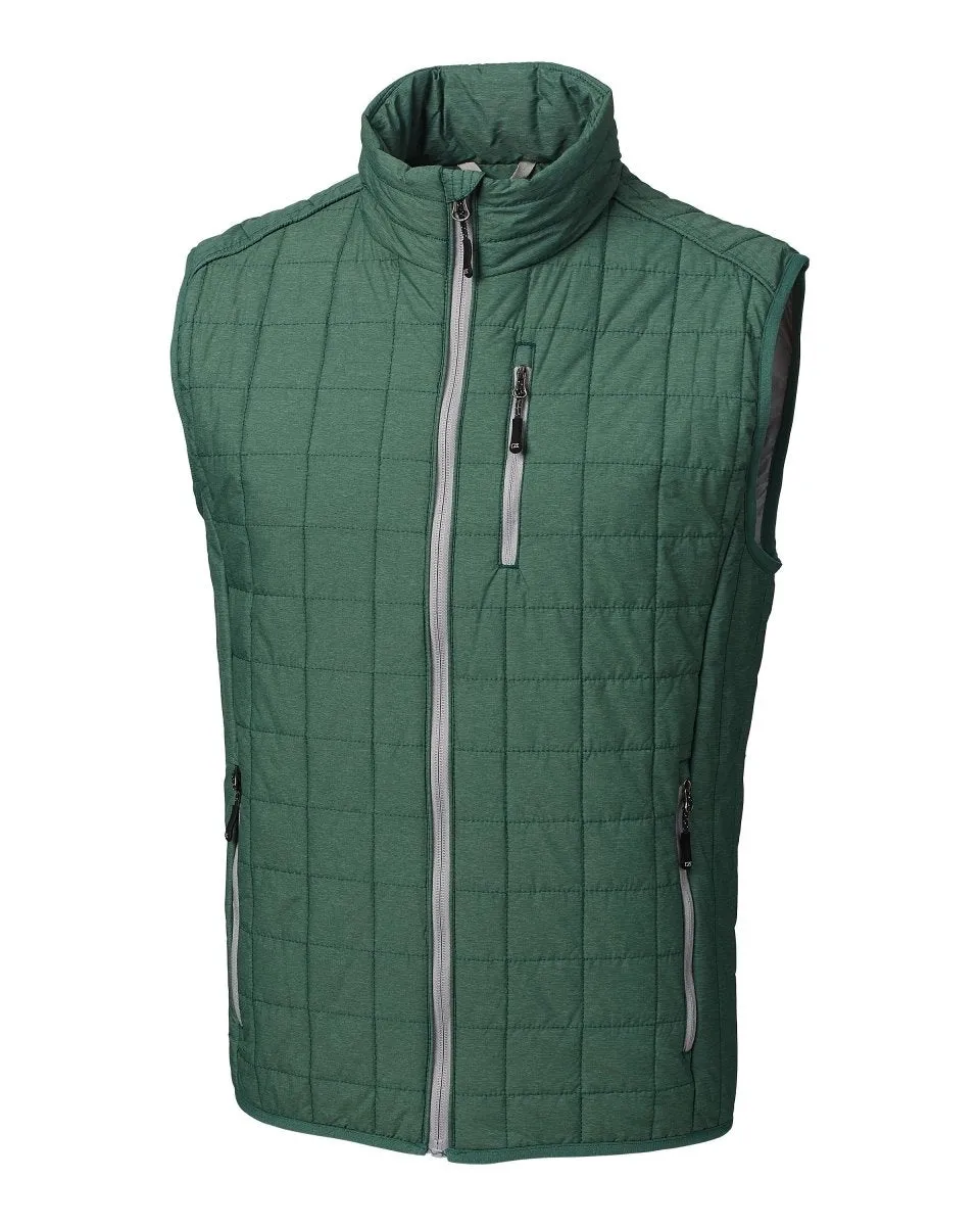 Cutter & Buck Men's Rainier PrimaLoft® Eco Insulated Full Zip Puffer Vest