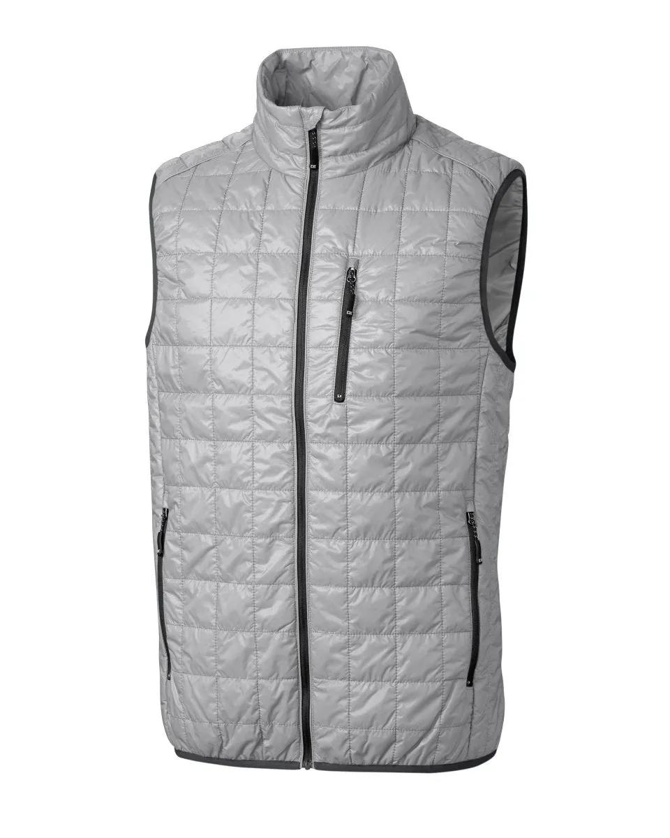 Cutter & Buck Men's Rainier PrimaLoft® Eco Insulated Full Zip Puffer Vest