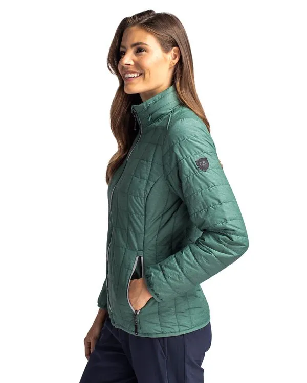 Cutter & Buck Rainier PrimaLoft Womens Eco Insulated Full Zip Puffer Jacket