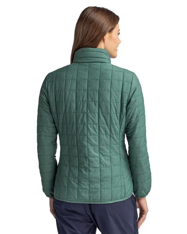 Cutter & Buck Rainier PrimaLoft Womens Eco Insulated Full Zip Puffer Jacket