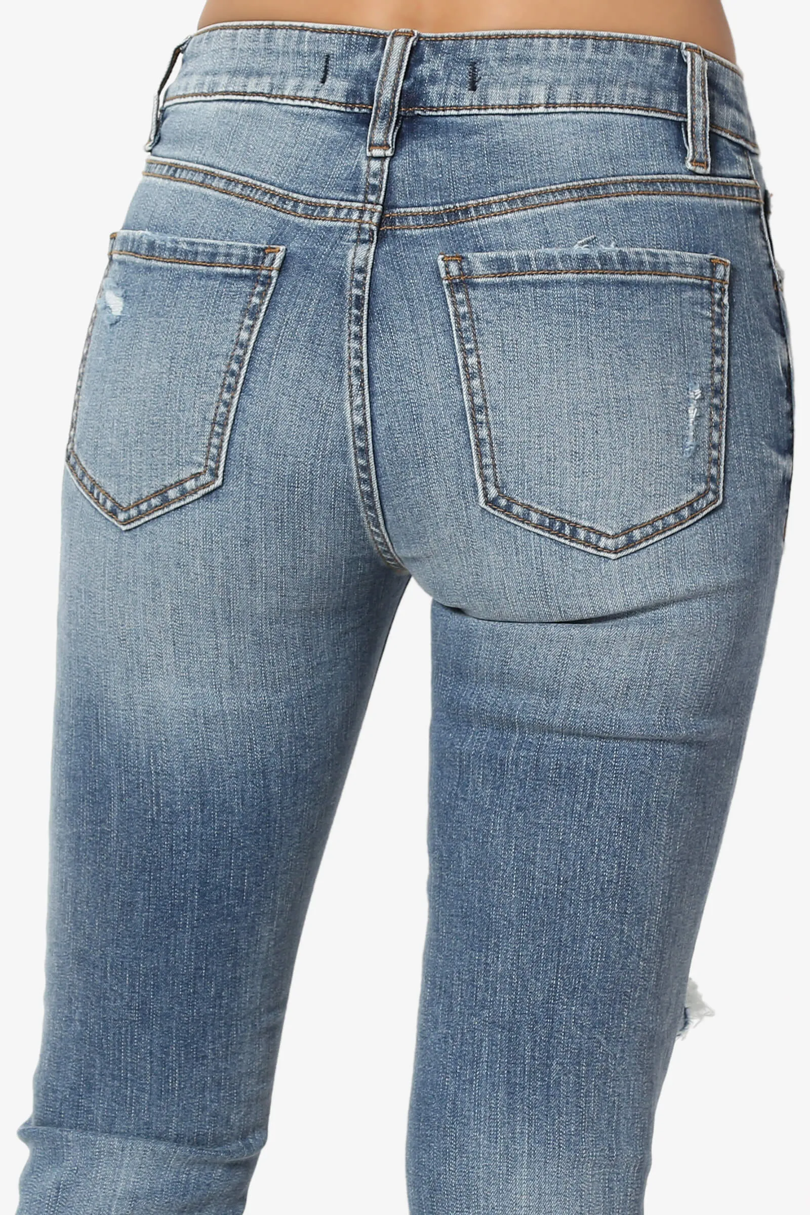 Dixon High Rise Ripped Skinny Jeans