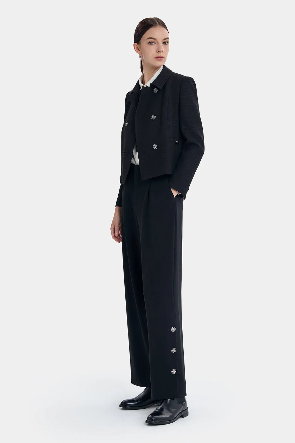 DOUBLE BREASTED CLASSIC CHIC BLAZER