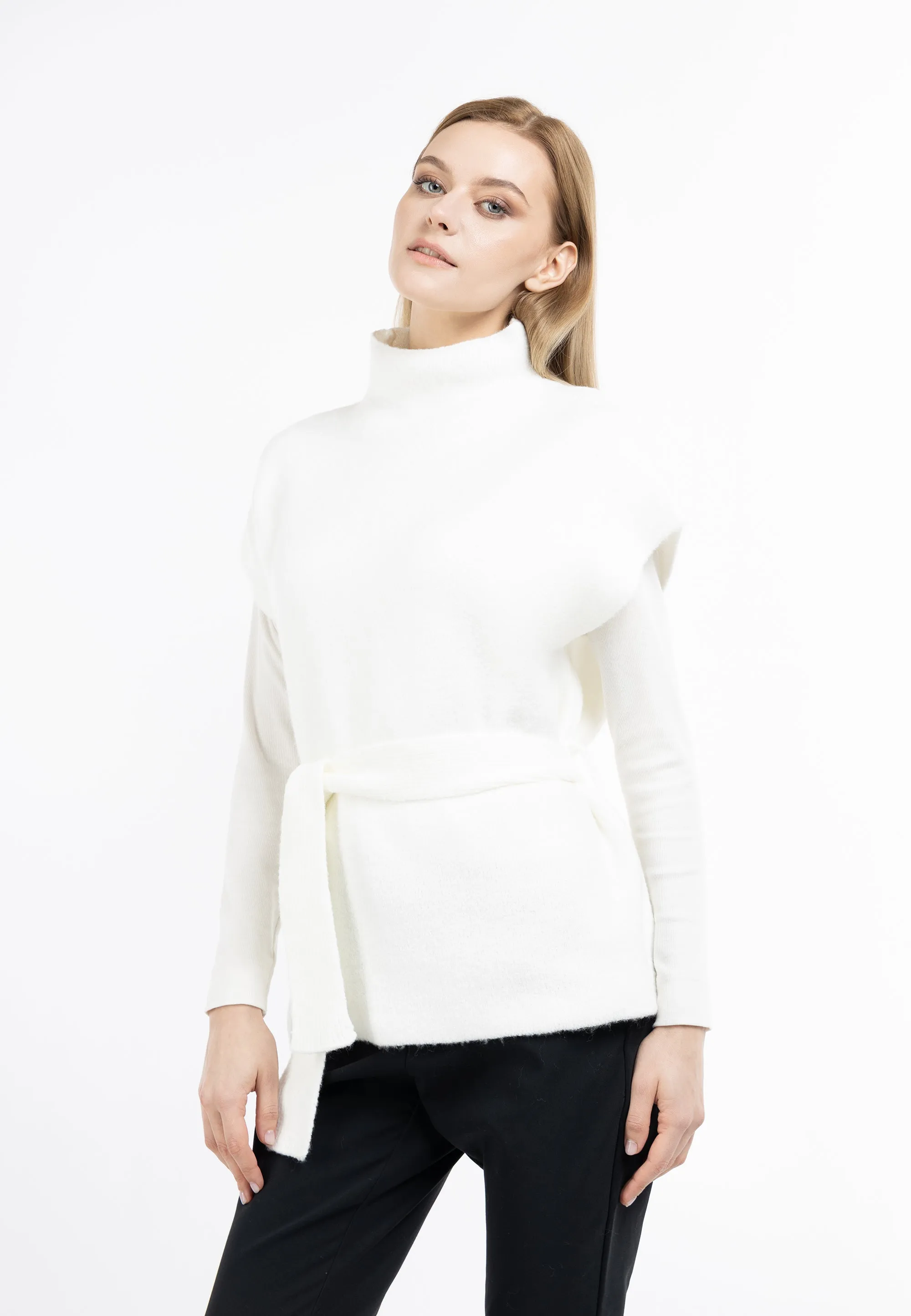 Dreimaster klassik Women's Knit Poncho