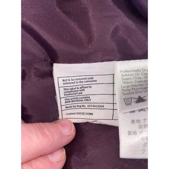 Eddie Bauer Premium Quality Goose Down Puffer Jacket - Women's Size M - EB 700