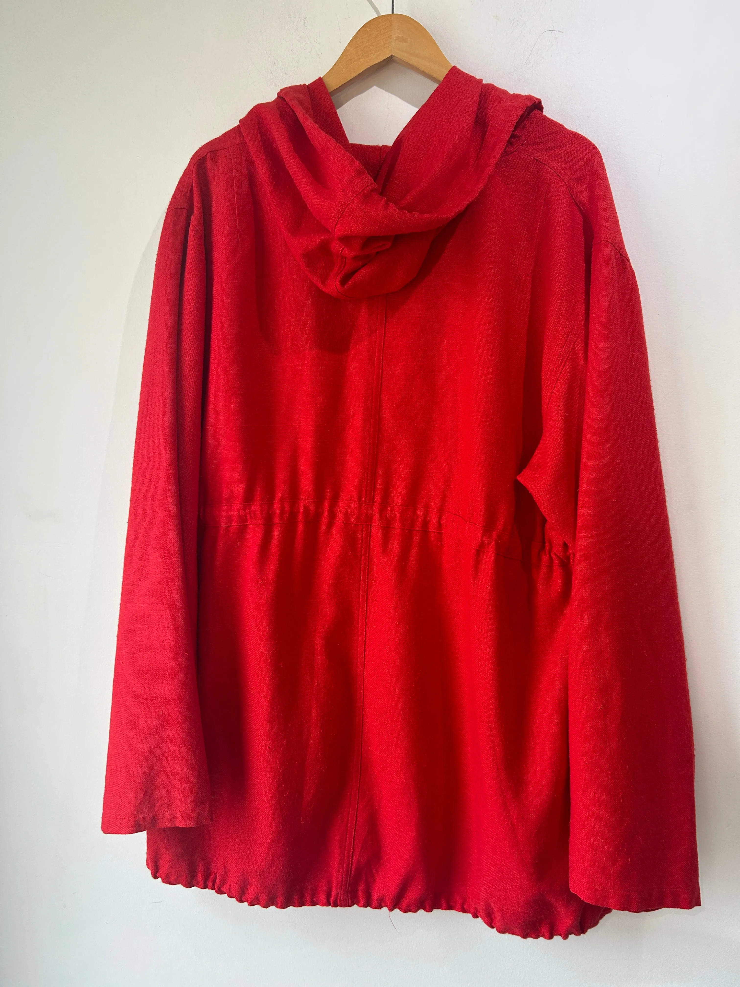 Electric Feathers Raw Silk Jacket