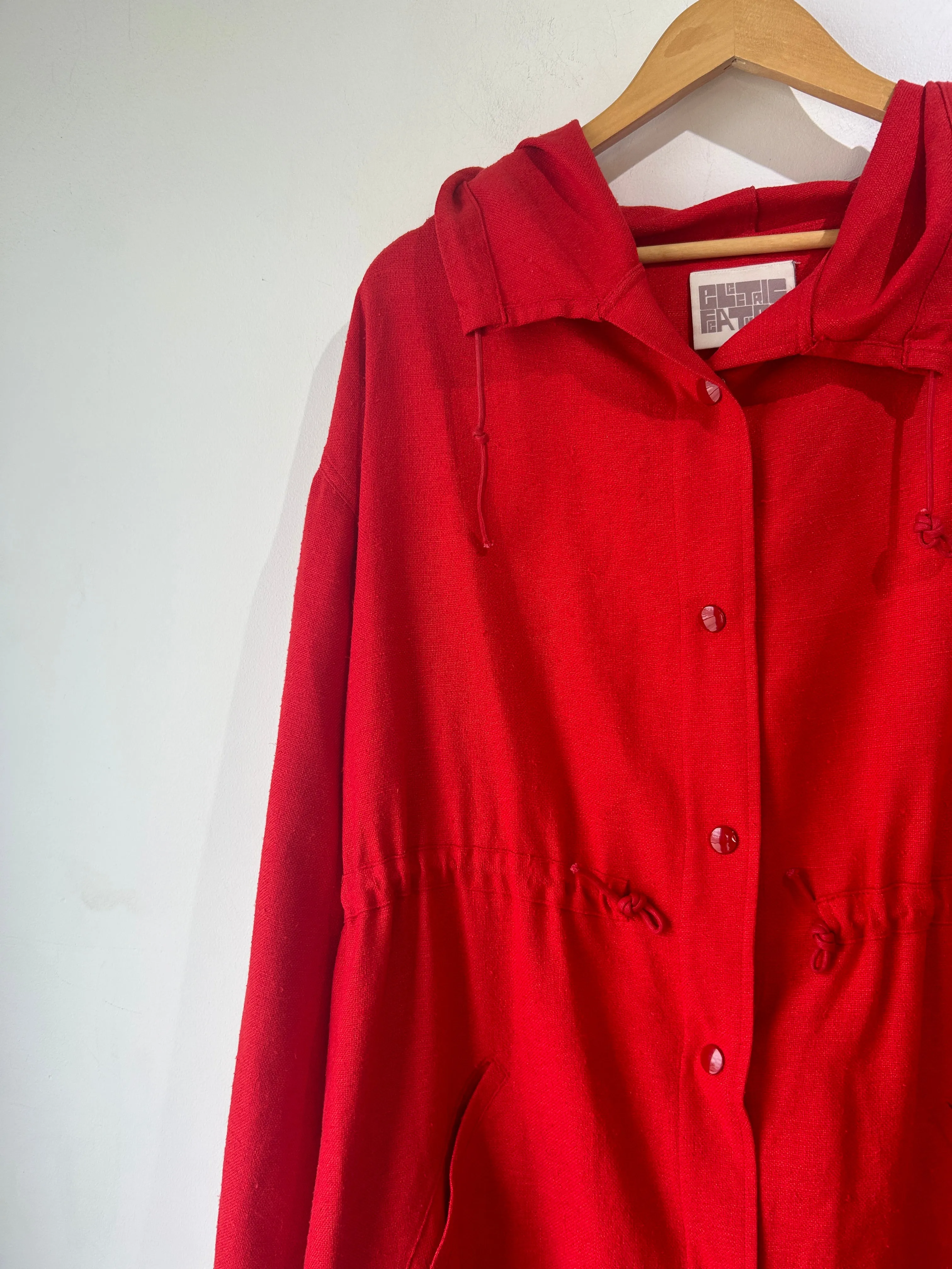 Electric Feathers Raw Silk Jacket