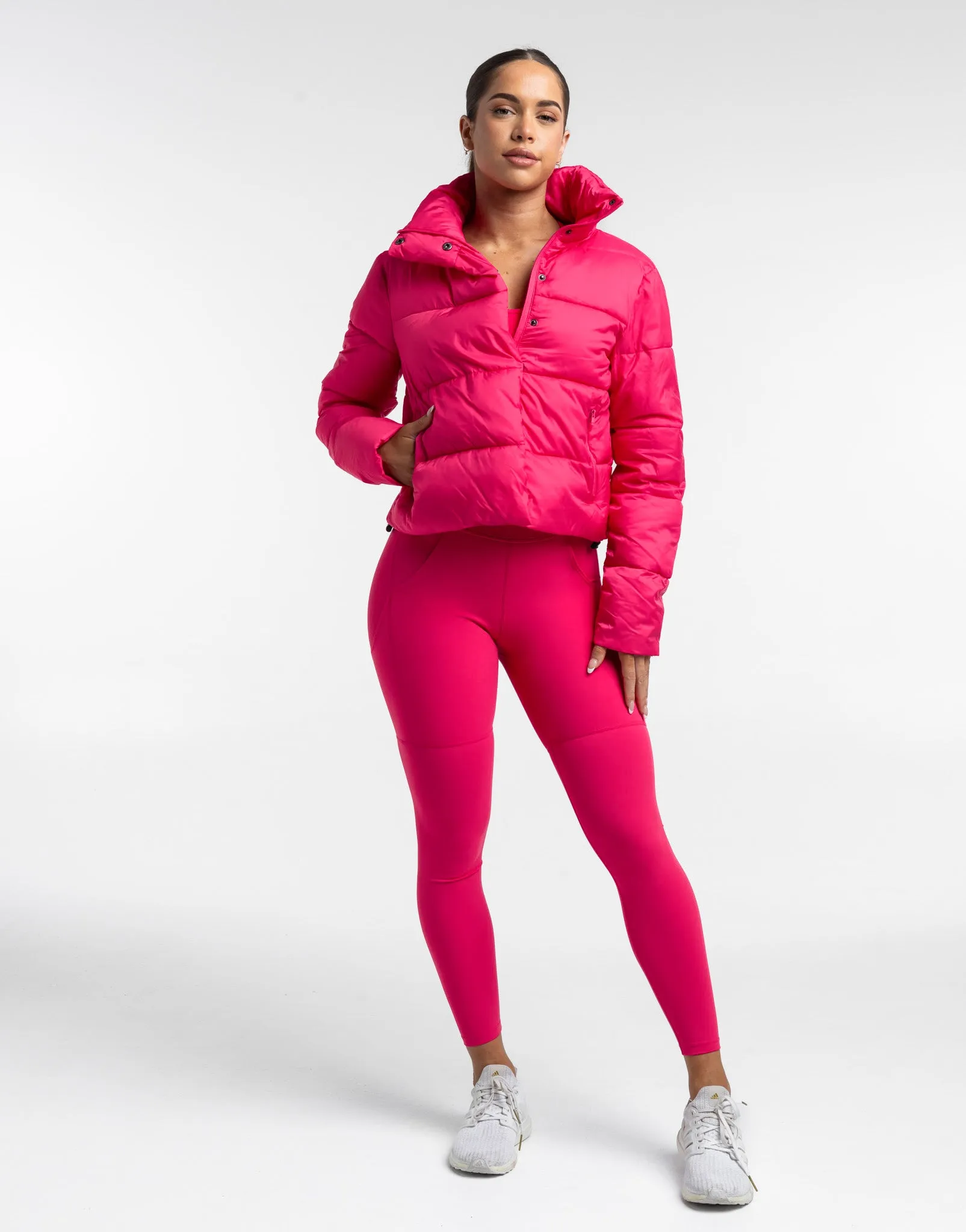 Elevate Puffer Jacket - Bright Pink