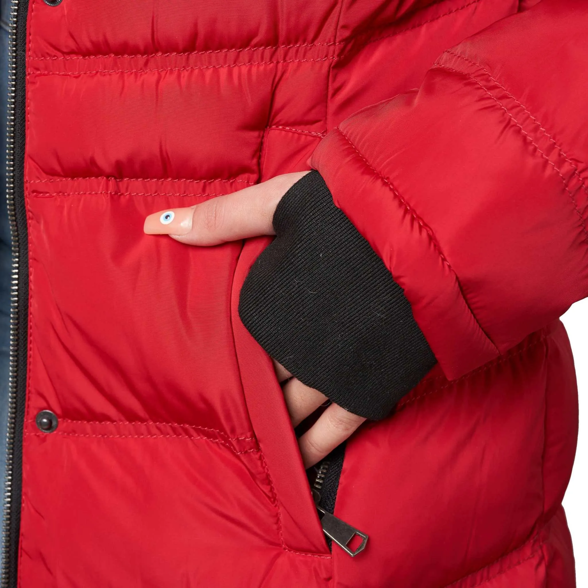 ELORA Full-Length Puffer Coat for Women - Stylish Winter Maxi Coat (47 Inch)