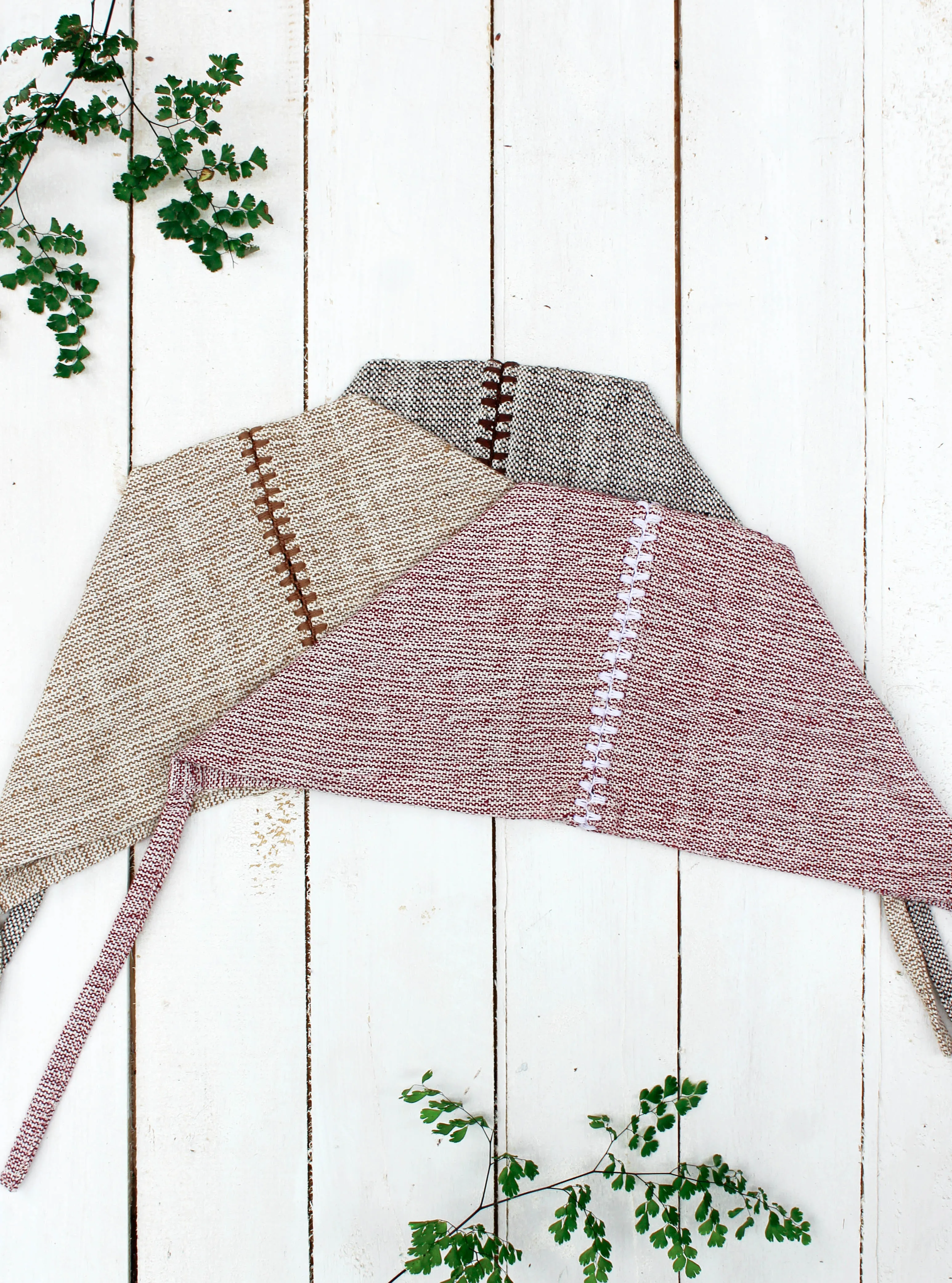 EMBROIDERED BABY BONNET, ZERO WASTE