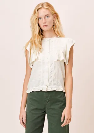 Erin Textured Cotton Top