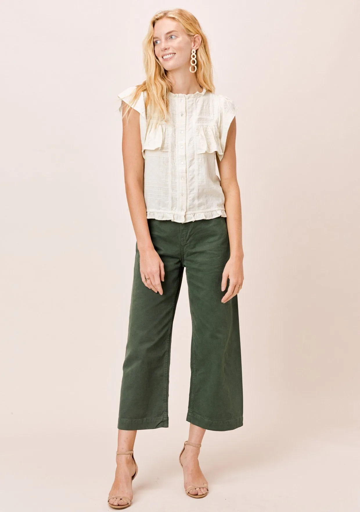 Erin Textured Cotton Top