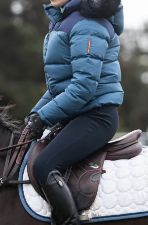Ethical Down Puffer Jacket in Navy