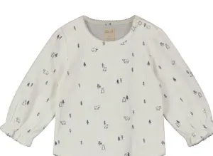 Ettie & H “Arthyen” Bears Print Cotton Top: Sizes 2 to 7