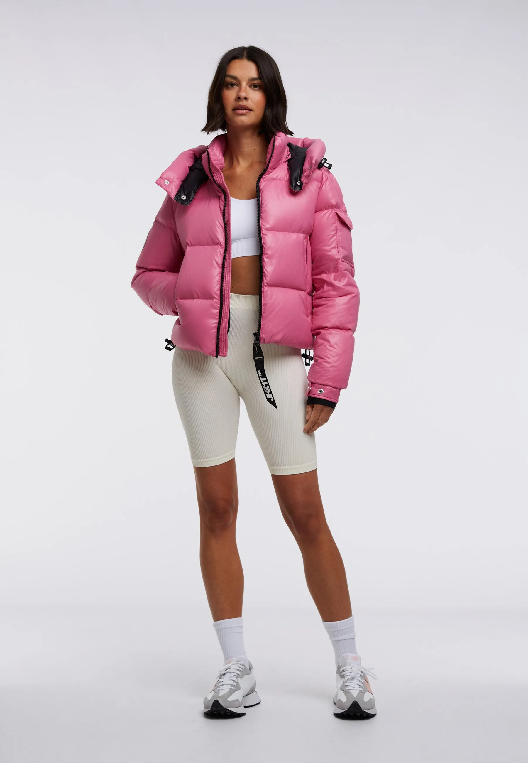 EZ Puffer Racer Hooded Jacket