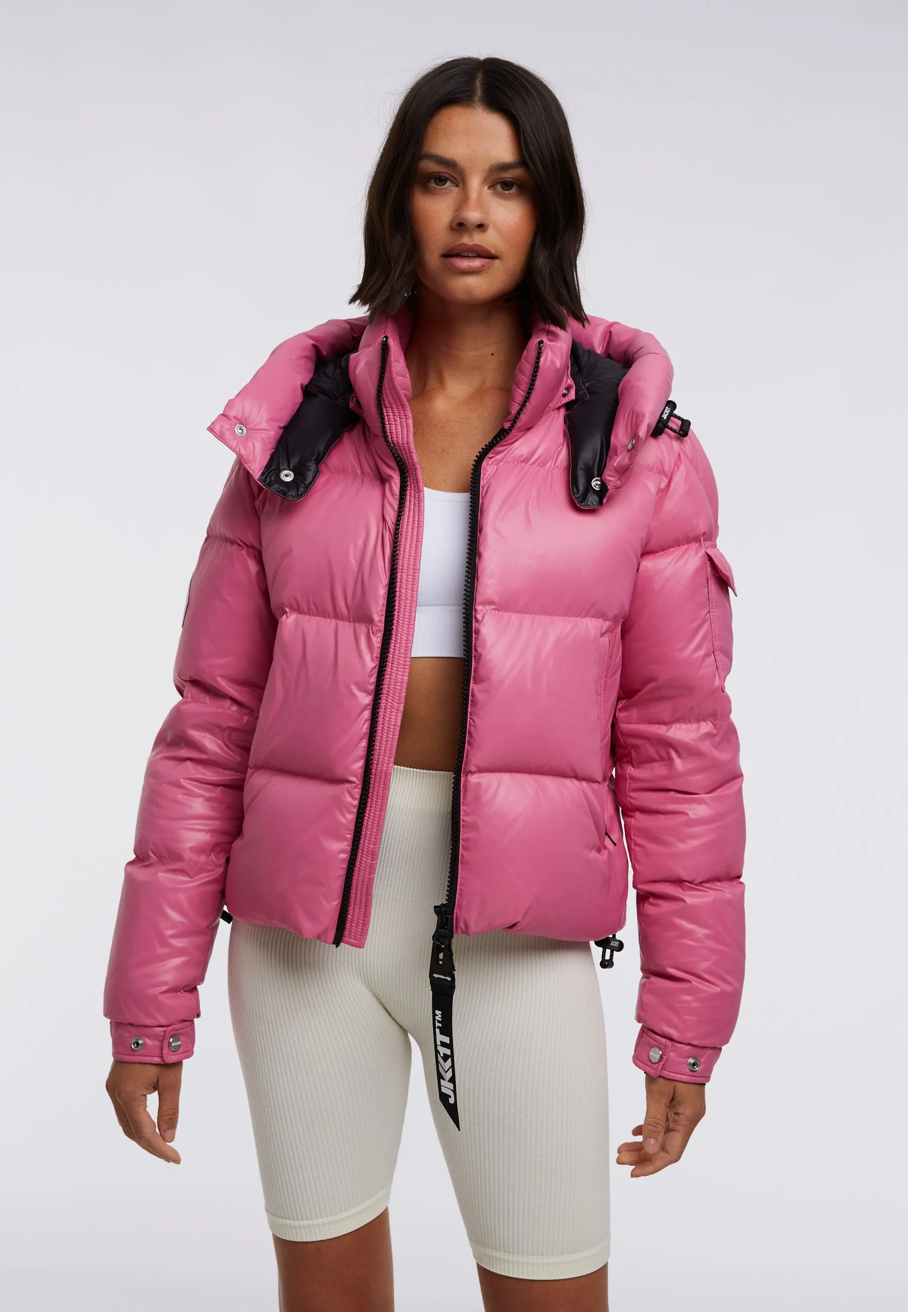 EZ Puffer Racer Hooded Jacket
