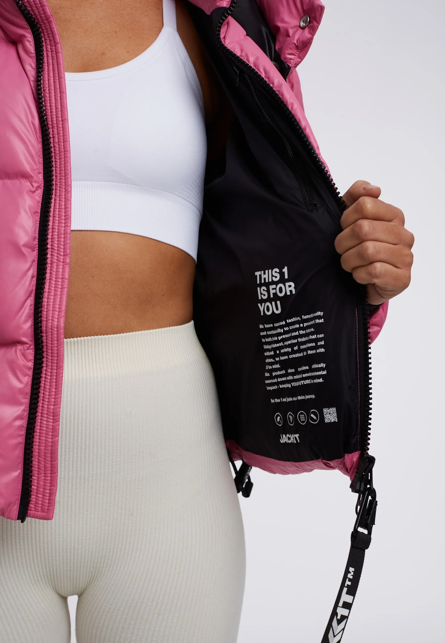 EZ Puffer Racer Hooded Jacket