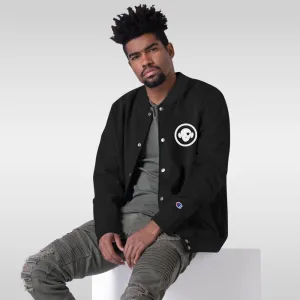 First Verse Champion  button down Bomber Jacket