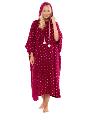 Fleece Oversized Lounger Poncho / Blanket