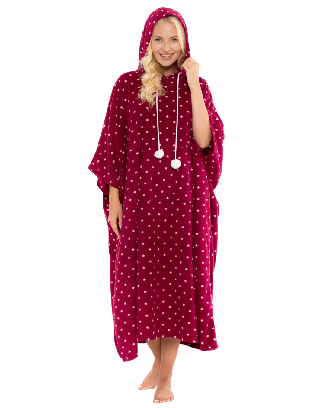 Fleece Oversized Lounger Poncho / Blanket
