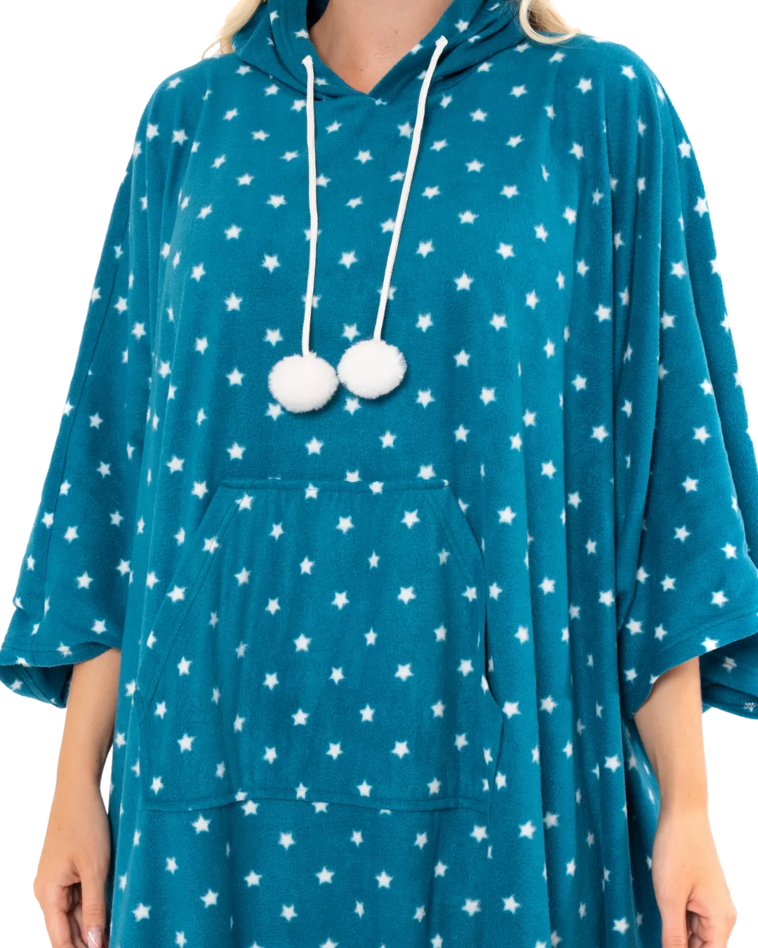 Fleece Oversized Lounger Poncho / Blanket