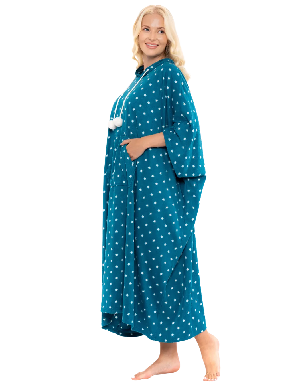 Fleece Oversized Lounger Poncho / Blanket