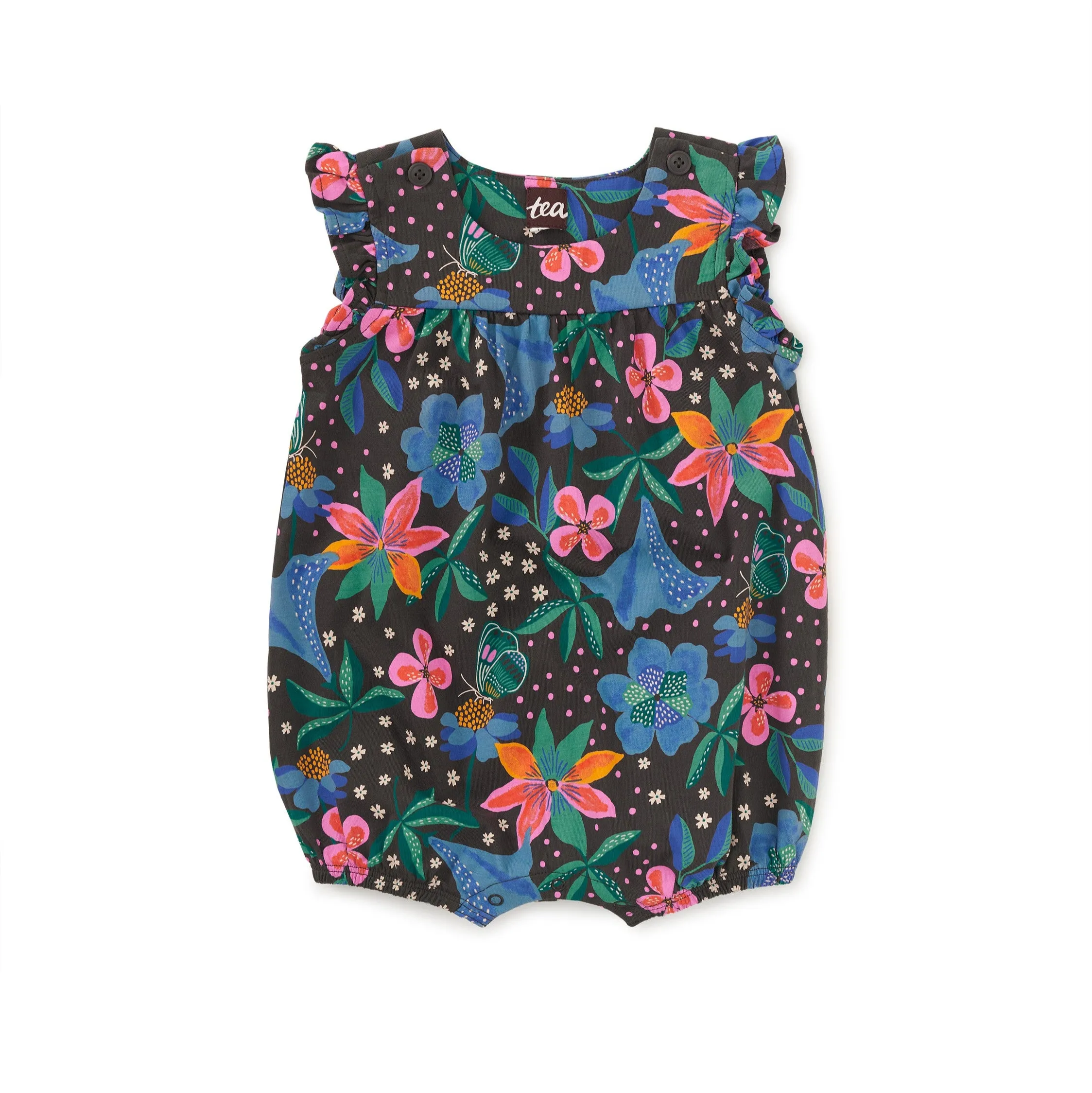 Flutter Baby Romper | Brazilian Painted Floral