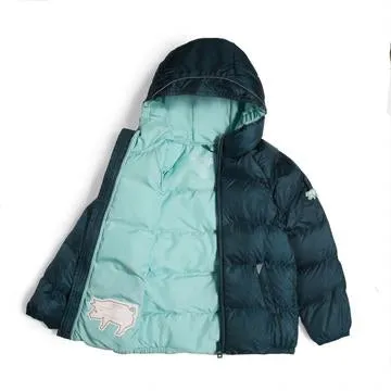 Forest Green Pack-a-way Puffer Jacket