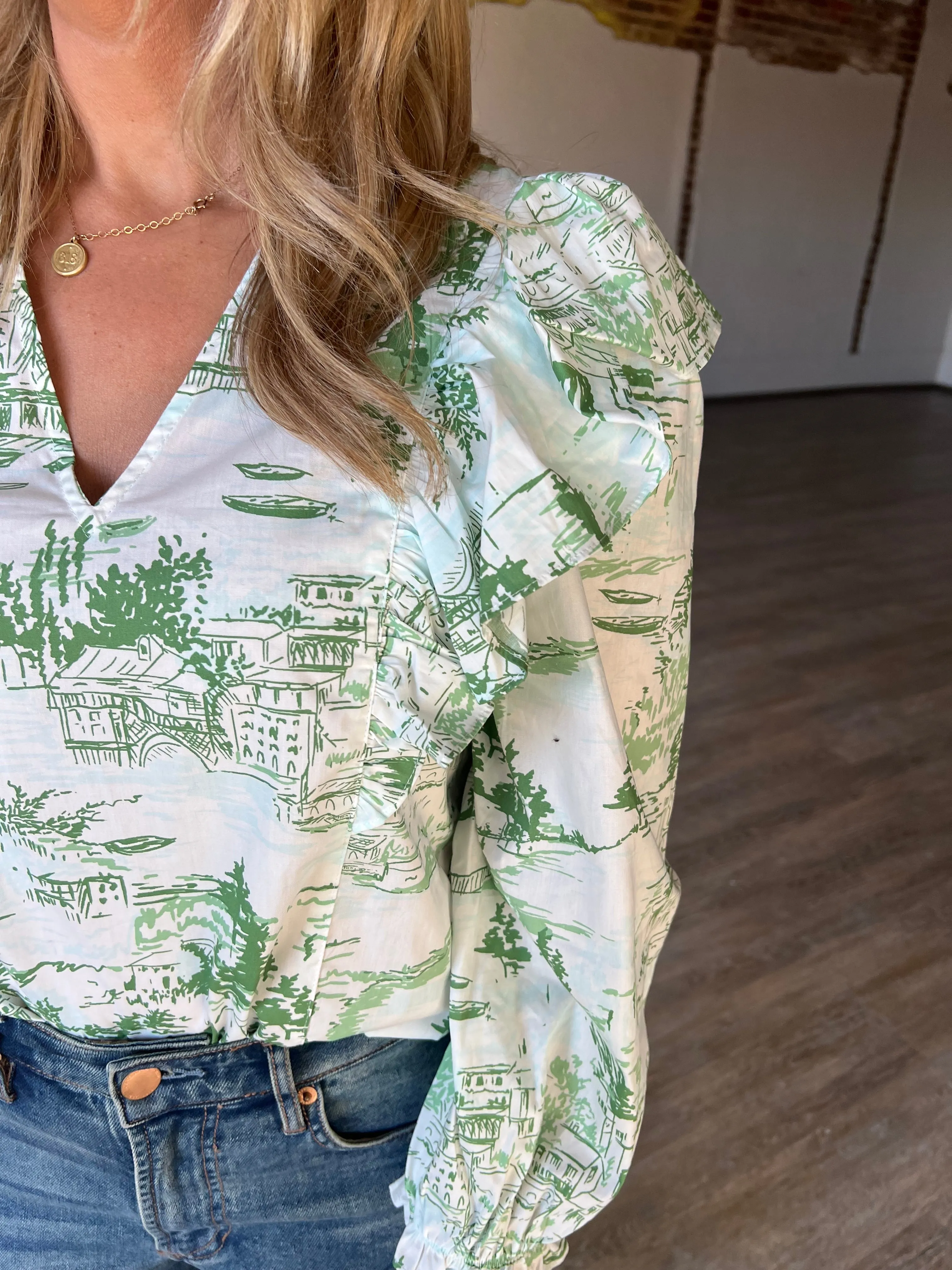 Francine Toile Top