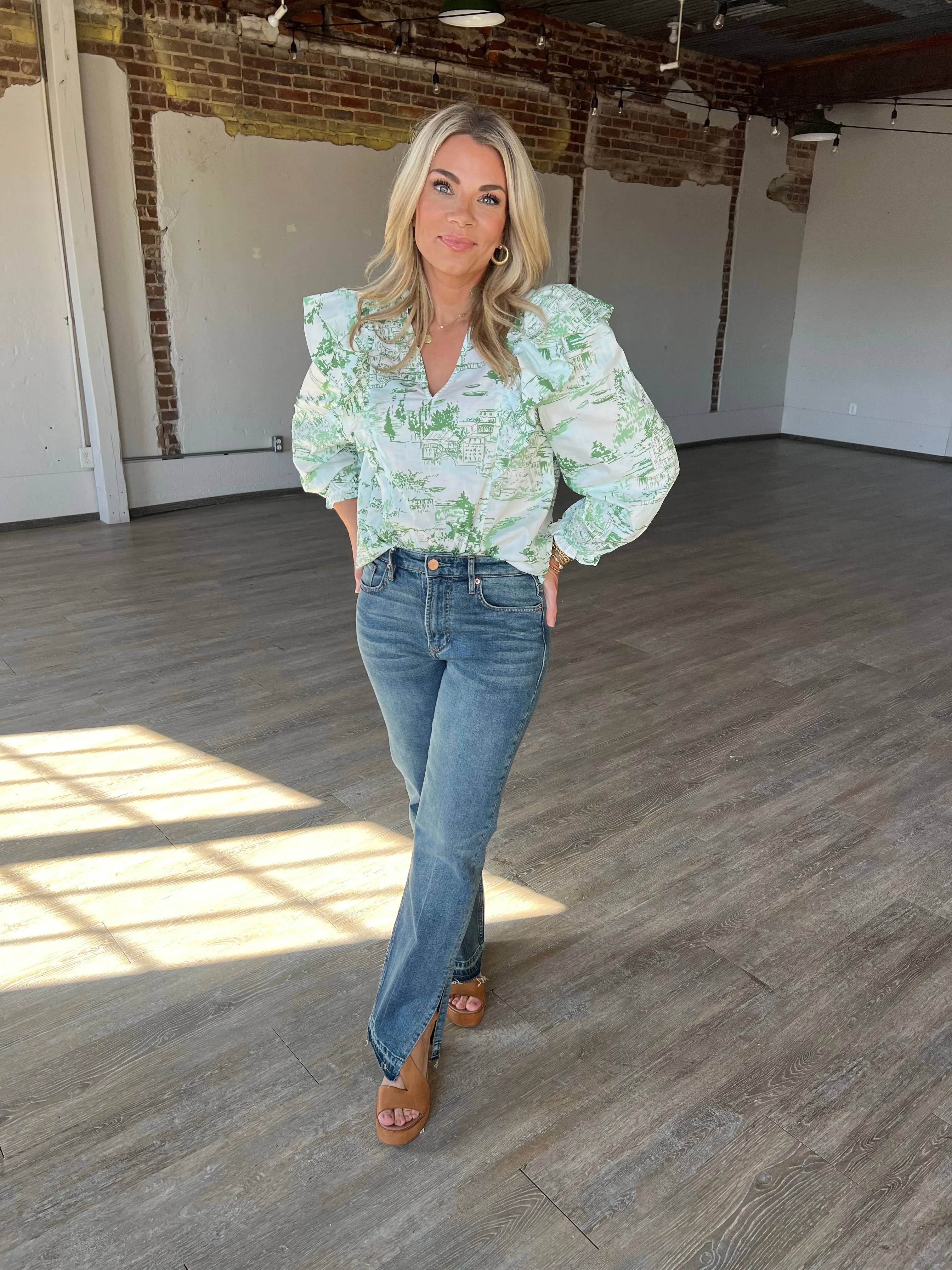 Francine Toile Top