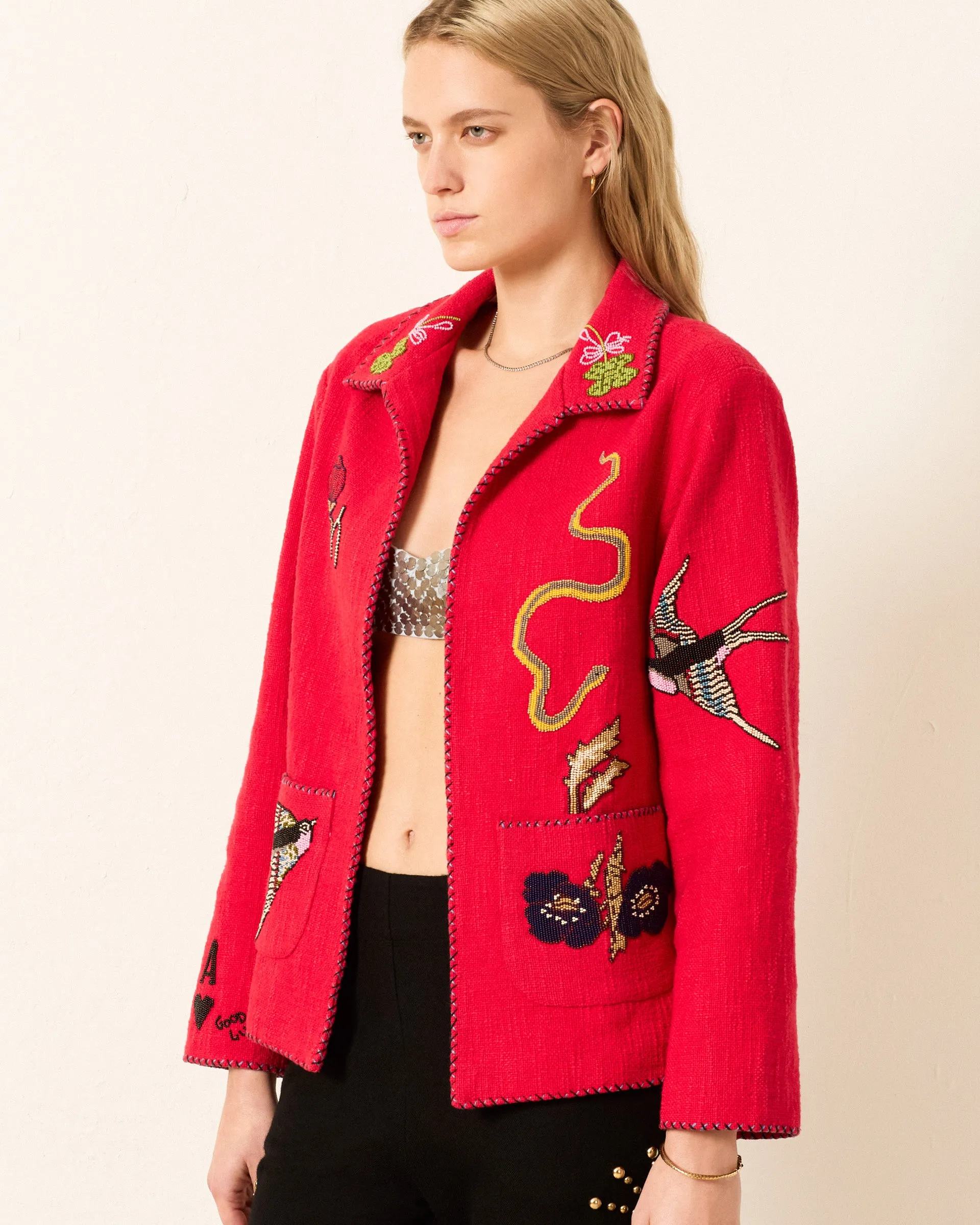 Francis Crimson Tattoo Jacket