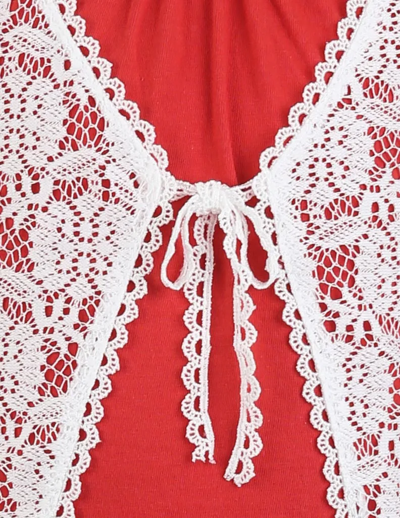 Frilled Sleeve Lace Blouse