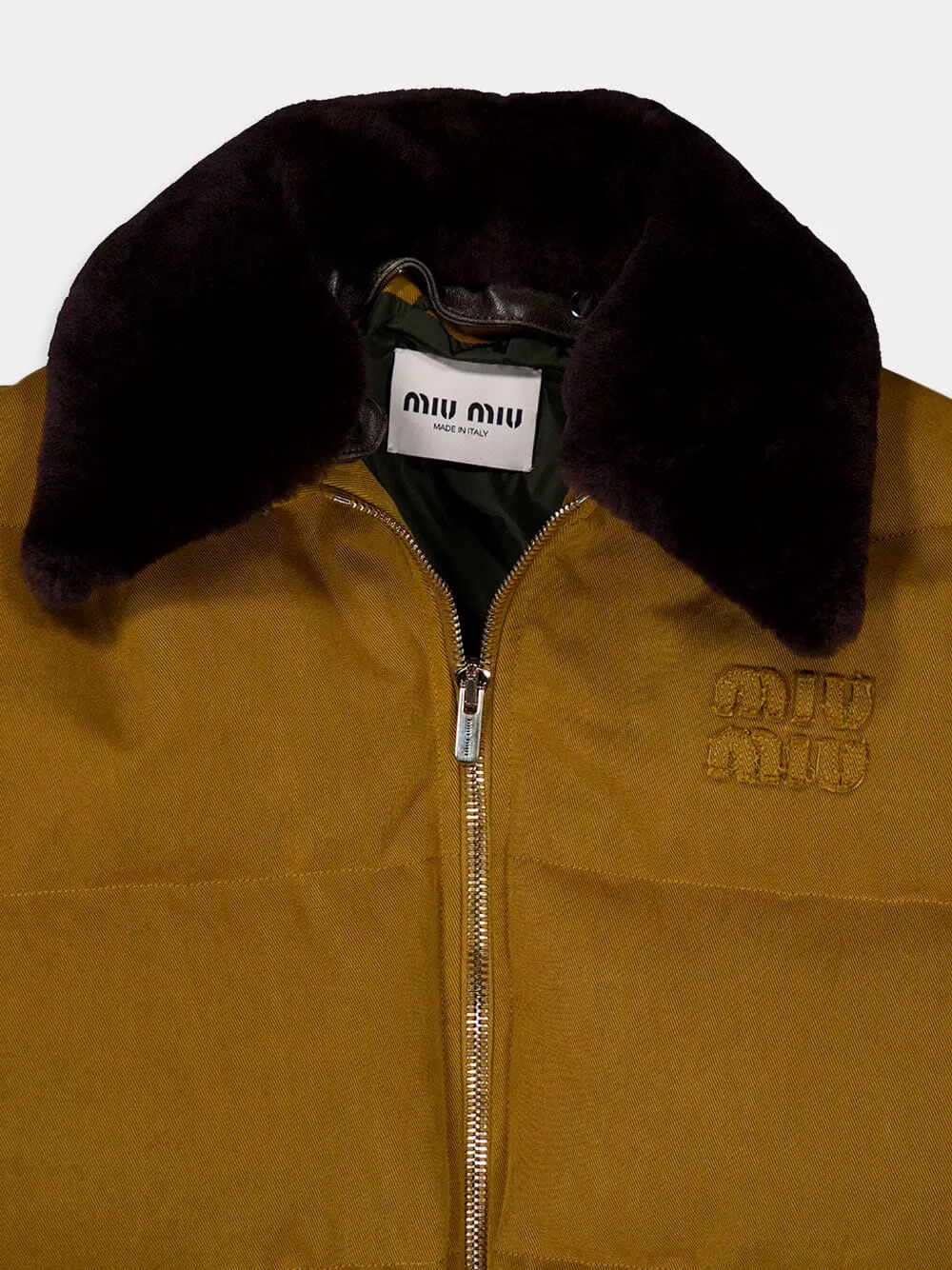 Gabardine Down Jacket