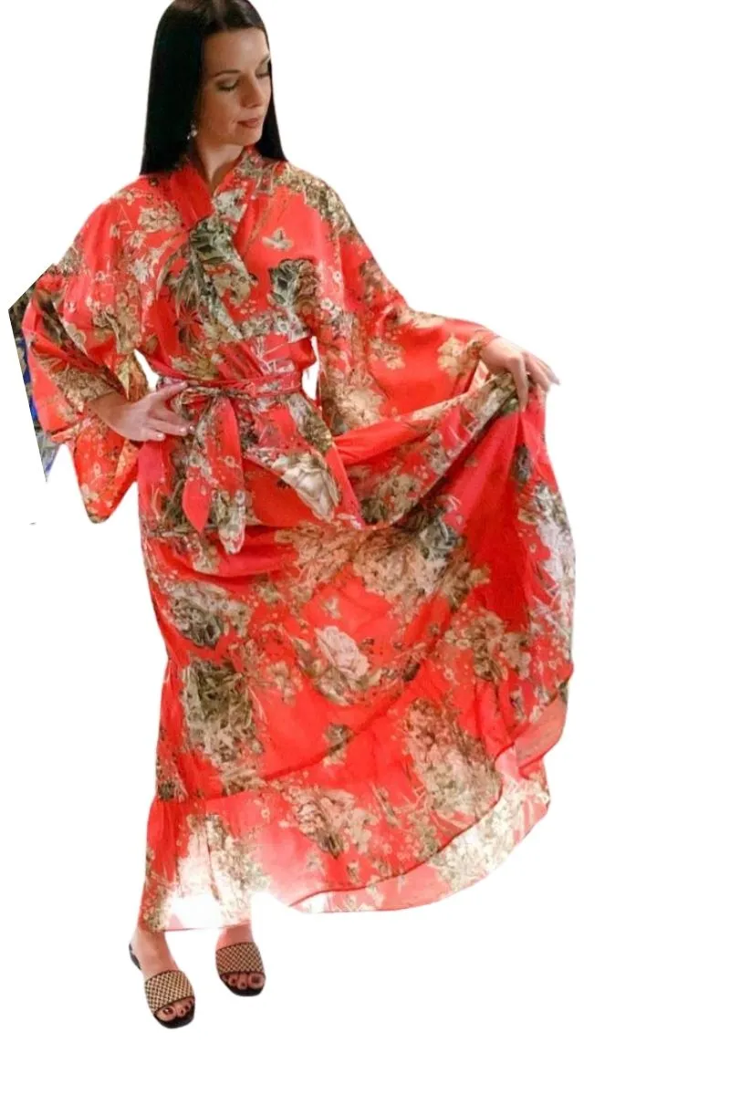 Gipsy Red Cotton Kimono