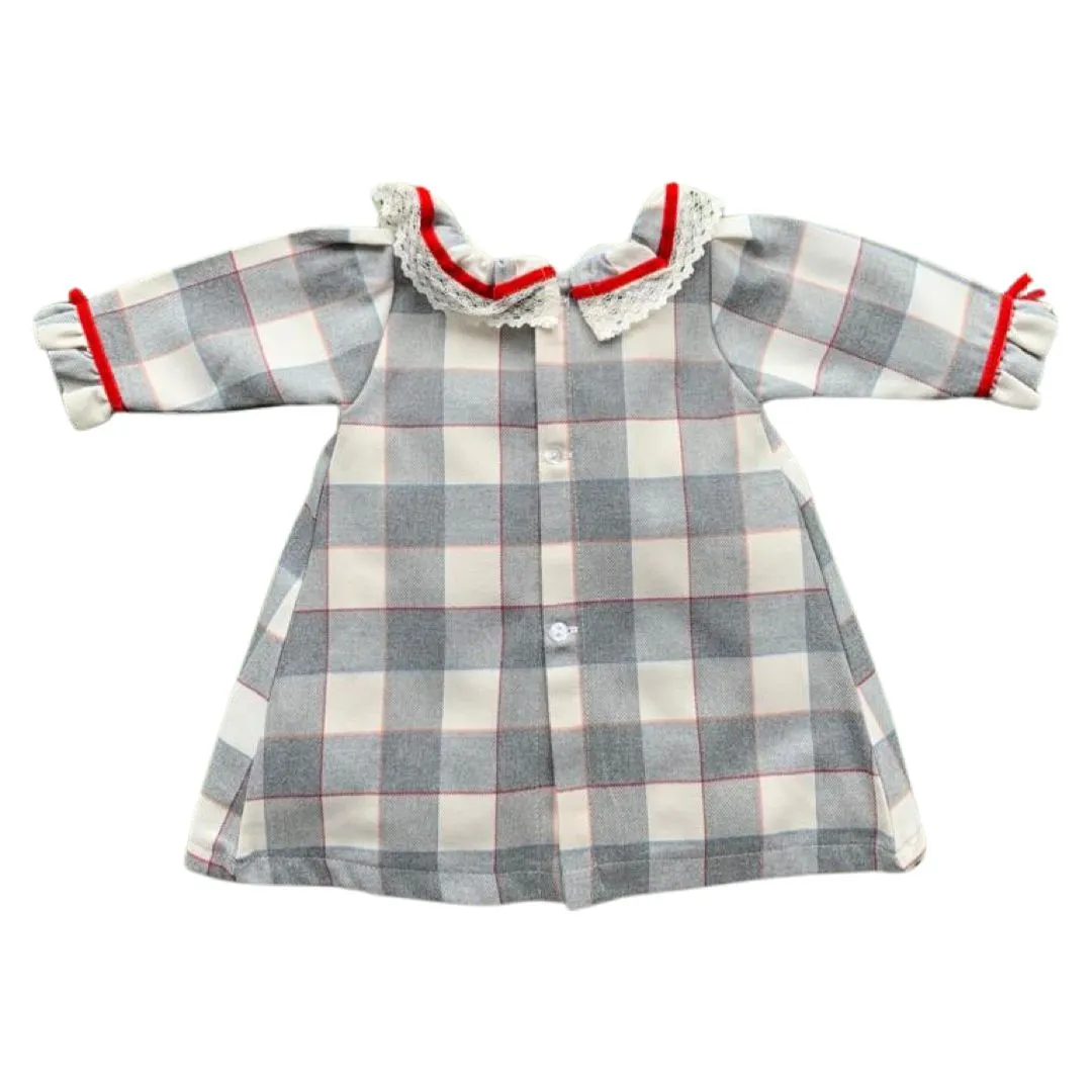 Girls Checked Dress