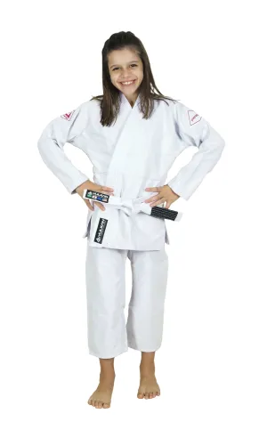 GIRLS PRO EVOLUTION KIDS Jiu-Jitsu Gi (White)