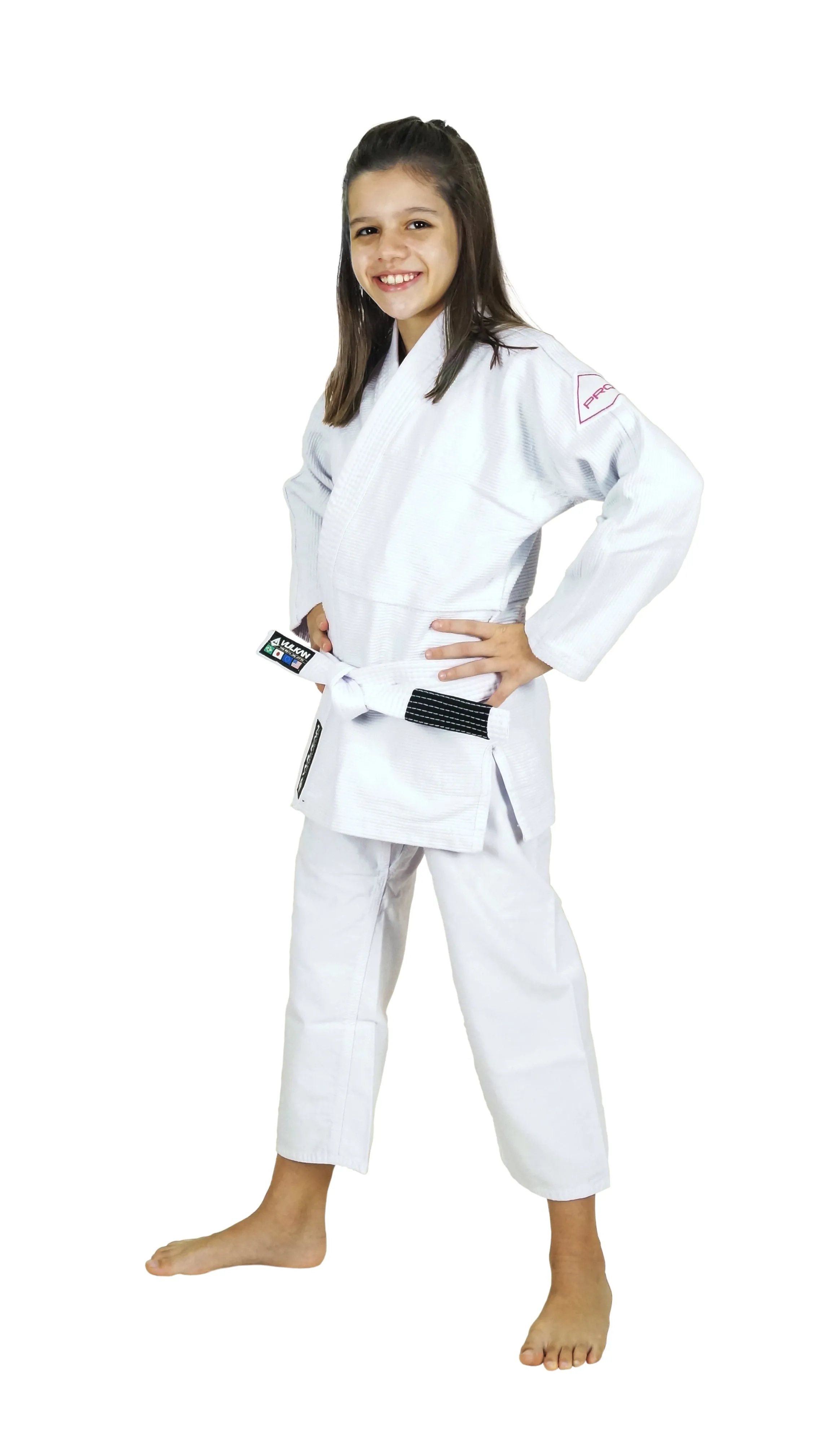 GIRLS PRO EVOLUTION KIDS Jiu-Jitsu Gi (White)