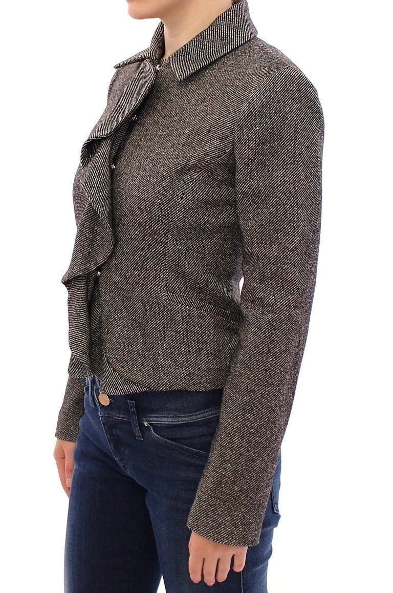 Gray Black Salt Peppar Coat Jacket