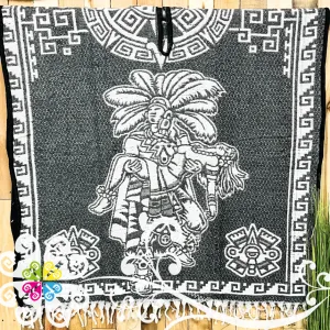 Gray Gaban - Men Poncho with Hoodie