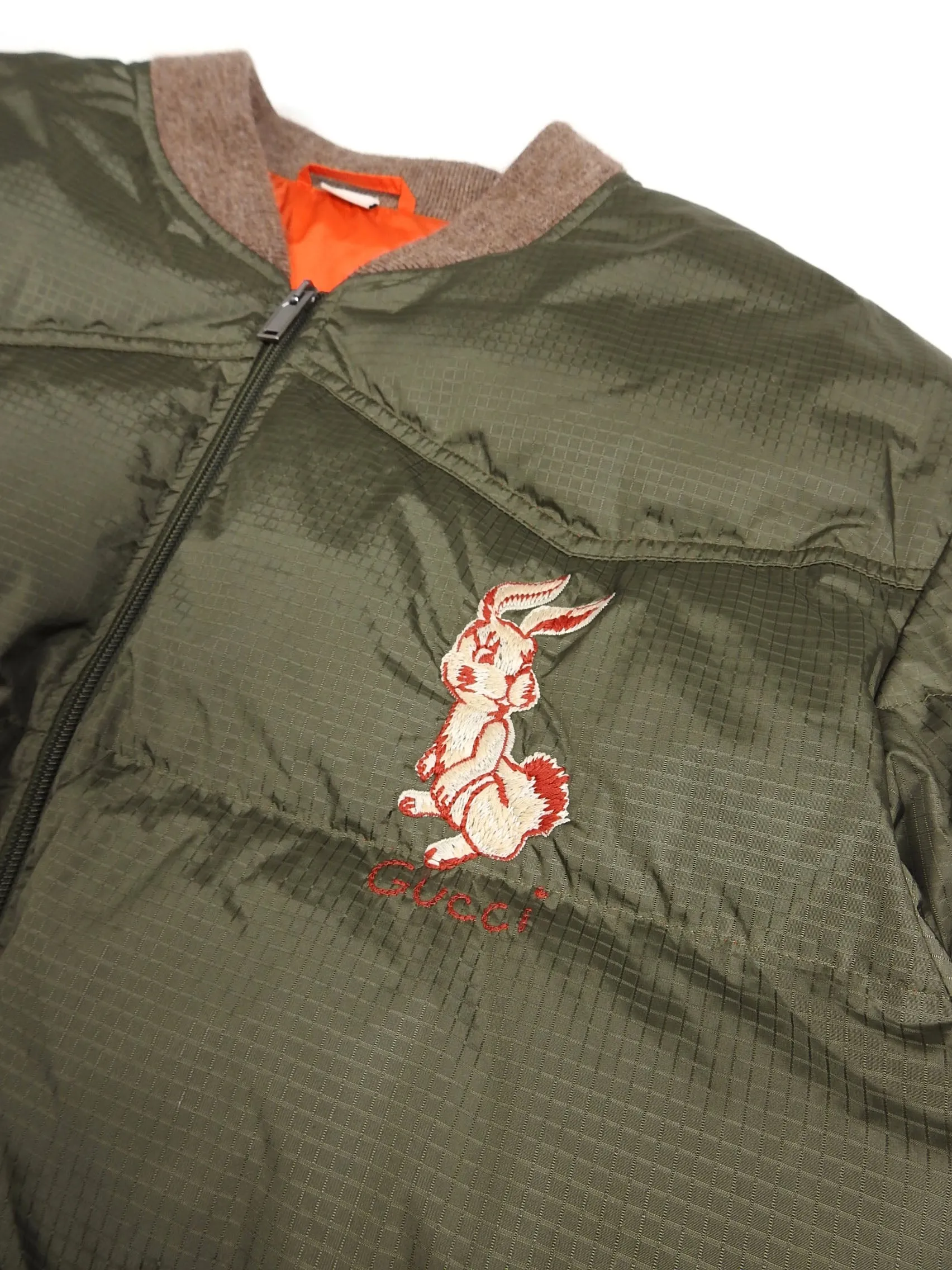 Gucci Green Down Puffer Jacket Size 48