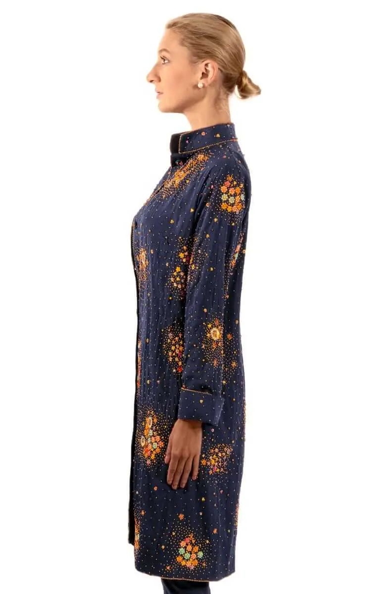 Hand Beaded/Embroidered Constellation Coat - La Di Da