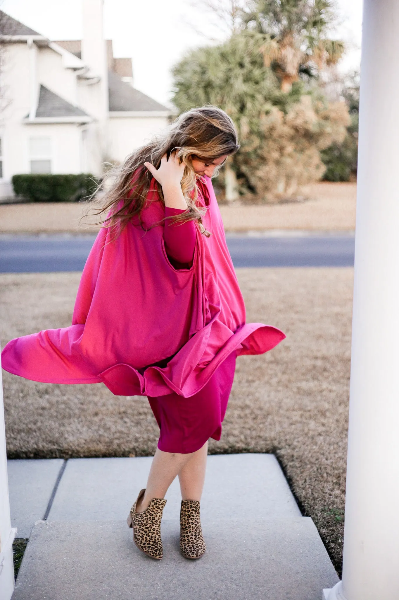Harlow Cowl Neck Poncho