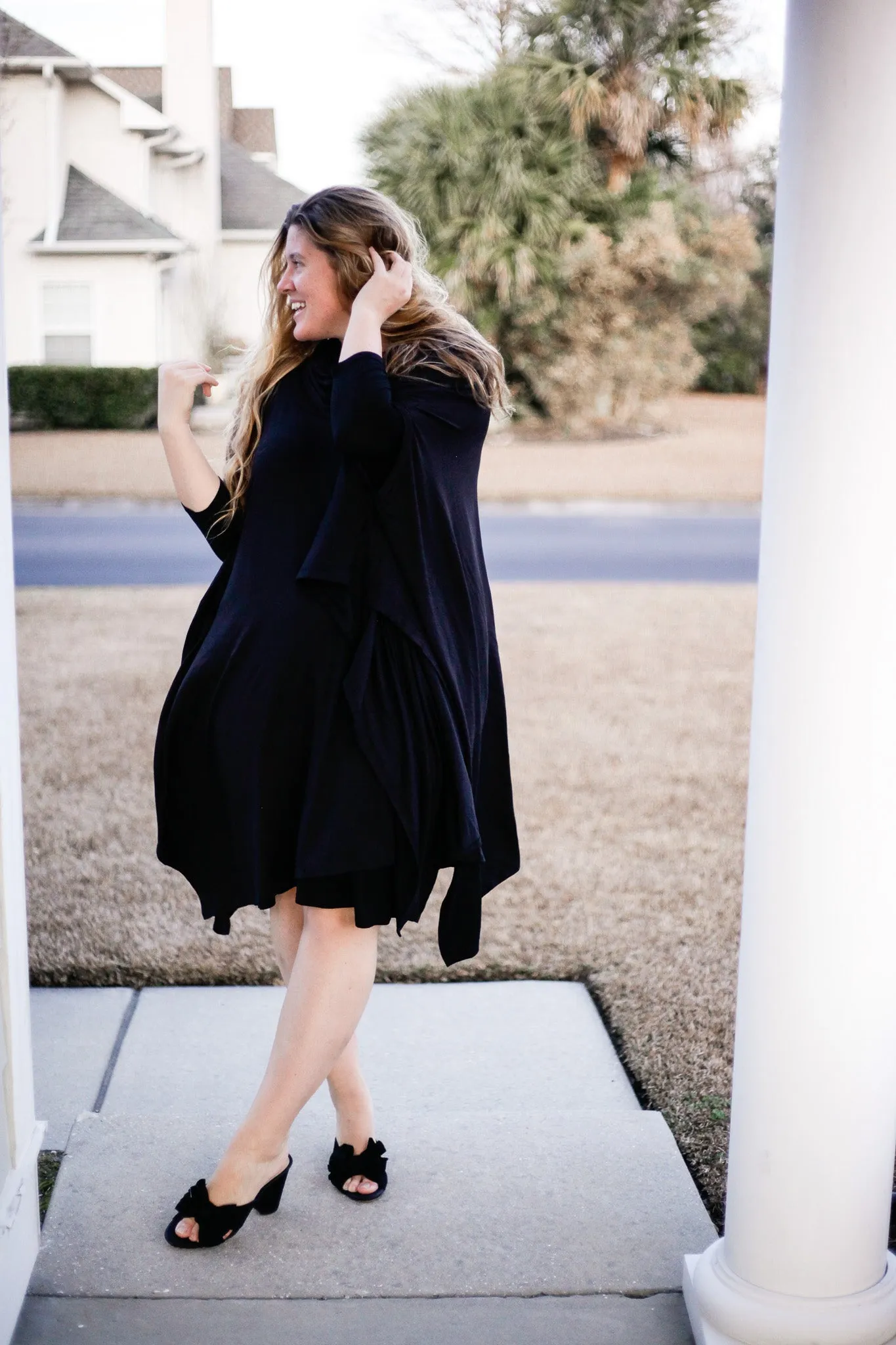Harlow Cowl Neck Poncho