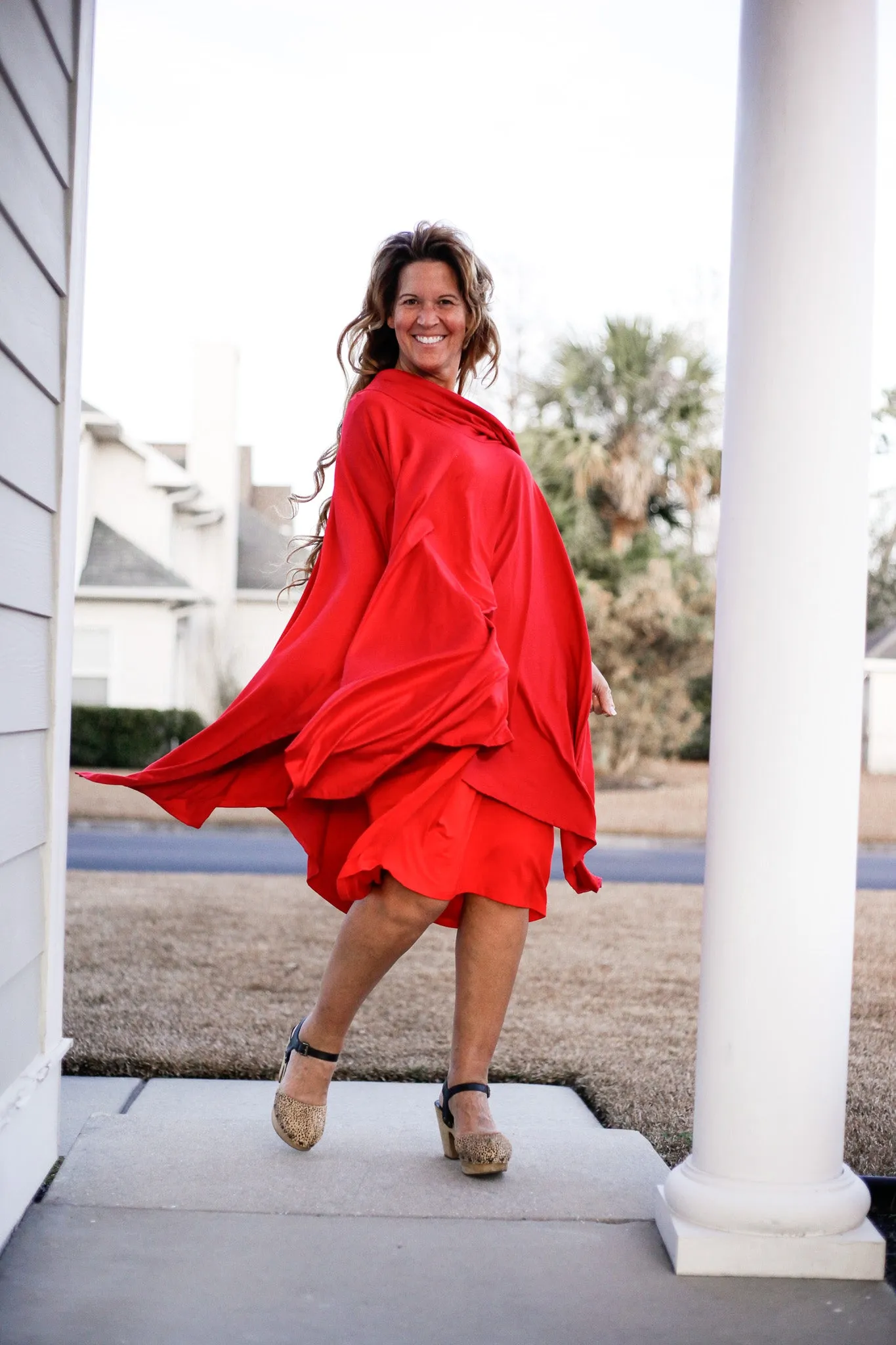 Harlow Cowl Neck Poncho