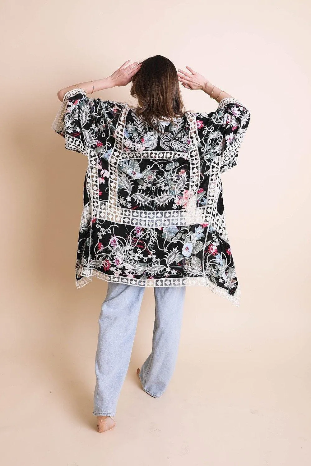 Heirloom Embroidered Kimono - 2 colors