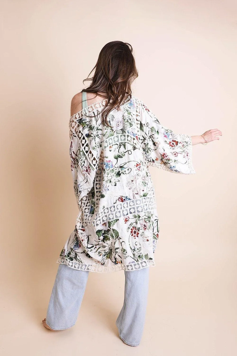 Heirloom Embroidered Kimono - 2 colors