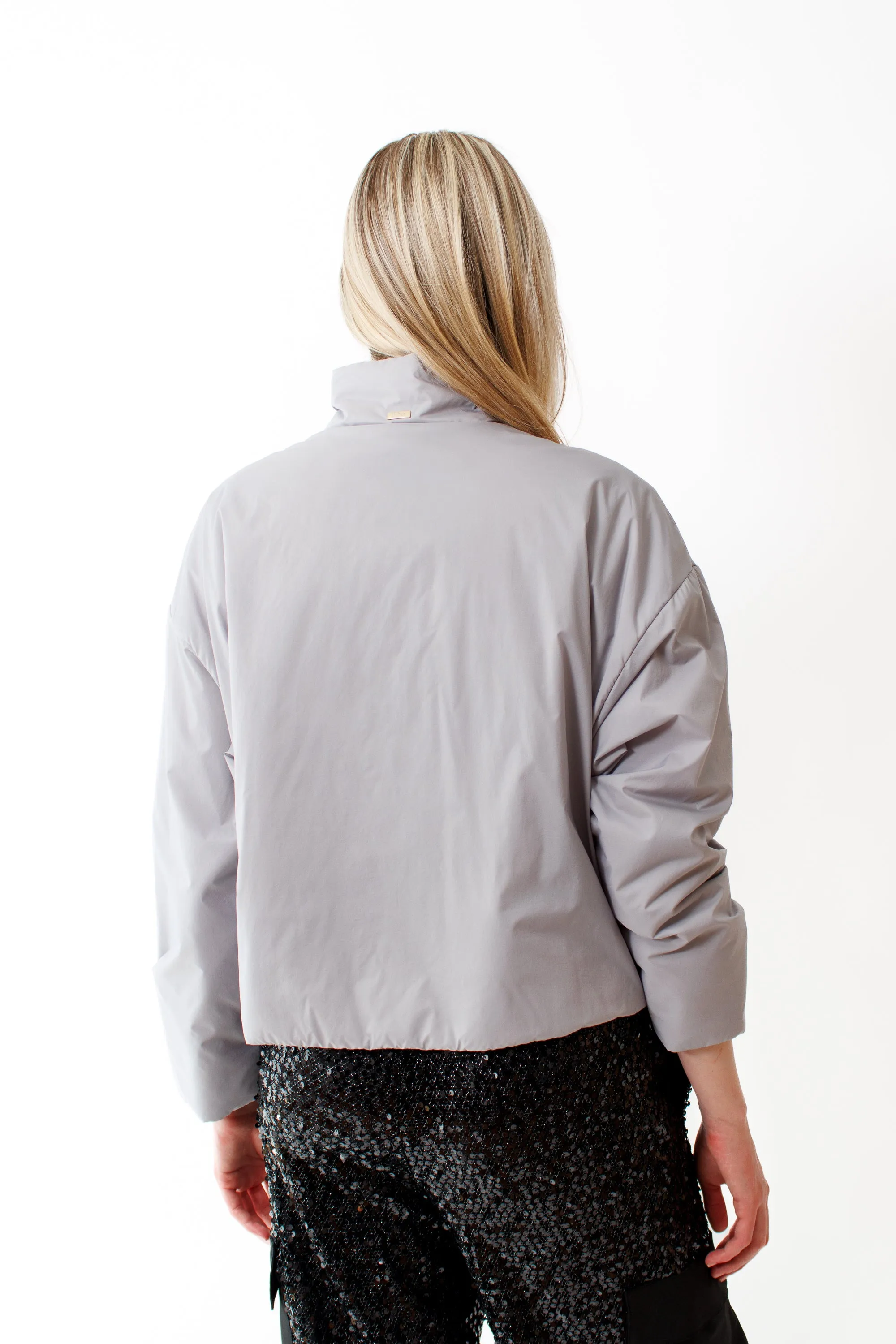 Herno Zip Up Zip Down Matte Nylon Short Jacket